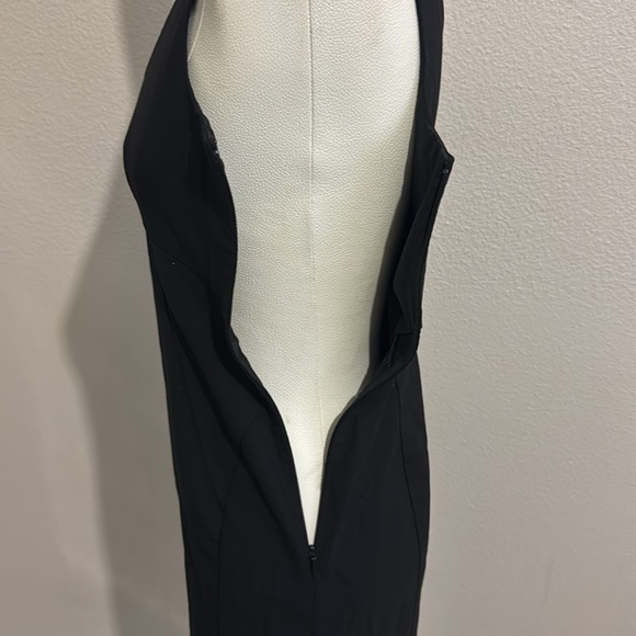 Theory Wool Black Shift Classic Mini Dress Square Neck - Picture 6 of 8